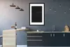 MuchoWow® Gerahmtes Poster Sternenhimmel - Schwarz - Weiß - Produktbild-Vorschau 5