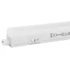 A close-up, side view of a white LED under-cabinet light with a switch. Produktbild-Vorschau