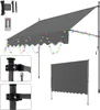 Jopassy Tenda da sole a morsetto con LED Tenda da sole per Anteprima dell’immagine prodotto 1
