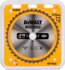 A Dewalt construction circular saw blade is shown in its retail packaging. Náhľad obrázku produktu