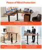 VEVOR - Piètement de bureau réglable en hauteur en forme de Voir les images du produit 4