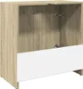 vidaXL Spodní skříňka pod umyvadlo Sonoma dub 60x33x60 cm Náhled obrázku produktu 6