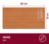 Selbstklebende Wandpaneele 10er Set 30x60 cm – Produktbild-Vorschau 2
