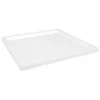 The Living Store Duschwanne Anti-Rutsch Weiß 90x90x4 cm ABS Produktbild-Vorschau 2