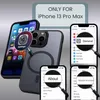 Cadorabo Hülle für Apple iPhone 13 PRO MAX in SCHWARZ Produktbild-Vorschau 3