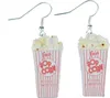 Popcorn Ohrringe Miniblings Hänger Mais Popcorn Tüte 3D Produktbild-Vorschau 1