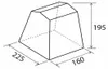 Tenda da campeggio Storage Plus grigio Anteprima dell’immagine prodotto 2
