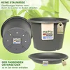 MePla - Set - Pflanzkübel Cylindro ø 80 + Untersetzer ø 78 Produktbild-Vorschau 4