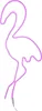 LED Silhouette 'Flamingo' - Flatneon - 230 LED - H. 74cm - Produktbild-Vorschau 7