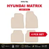 DURBAN Beige Velours-Fußmatten-Set für Hyundai Matrix Produktbild-Vorschau 17