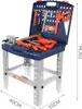 Werkbank Spielset mit Klapp-Design Kunstoff Werkbank für Produktbild-Vorschau 8