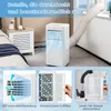 COSTWAY Mobile Klimaanlage 9000BTU 2,5KW, Kühlen Produktbild-Vorschau 7