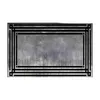 Teppich in Silberoptik mit schwarzem Rahmenmuster – 120x180 Produktbild-Vorschau 2