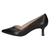 Caprice Damen Pumps Blockabsatz Leder spitze Form Produktbild-Vorschau 2