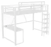 STILVORA Hochbett 90x200cm mit Schreibtisch und Produktbild-Vorschau 8