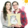 Mr. & Mrs. Panda kuschelkissen 40x40 Chinchilla Blume - Produktbild-Vorschau 4