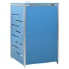vidaXL Pojemnik na odpady na 1 pojemnik 69x77,5x115 cm stal Podgląd zdjęcia produktu 14