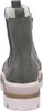 The back view of a green boot with a thick, multi-colored sole. Produktbild-Vorschau