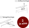 kalb | LED Badleuchte Badlampe Spiegellampe 230V warmweiss Produktbild-Vorschau 5