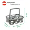 Novaliv 4x Flaschenträger für 24 Flaschen - Stabiler Halt - Produktbild-Vorschau 5