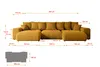 ALTDECOR Ecksofa mit Schlaffunktion und Bettkasten Corner Produktbild-Vorschau 6