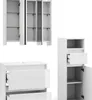 Badmöbel-Set Vicco Majest Weiß Hochglanz 3 Teile, Model Produktbild-Vorschau 10