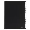 LEITZ Pultordner A4 1-12 12 Fächer Hartpappe schwarz Produktbild-Vorschau 3