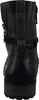 The back view of a black leather boot. Produktbild-Vorschau