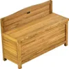 Panchina da giardino in legno "Ben" - 90 x 33 x 60 cm - Anteprima dell’immagine prodotto 1