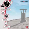 KOTARBAU® Schornsteinabdeckung ø 80 mm Kaminhaube Produktbild-Vorschau 8
