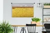 MuchoWow® Wandteppich Wandbehang Bierblasen im Glas 150x100 Produktbild-Vorschau 2