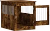 vidaXL Gabbia per cani in stile arredamento in rovere Anteprima dell’immagine prodotto 6