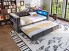 Sweiko Polsterbett 90/180 × 190 cm, mit LED-Beleuchtung, Produktbild-Vorschau 13