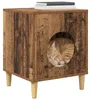 vidaXL Katzenhaus Altholz 42,5 x 40 x 53 cm Holzwerkstoff Produktbild-Vorschau 3