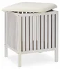Relaxdays Wäschekorb mit Sitz, Badhocker, Landhausstil, 40 Produktbild-Vorschau 9