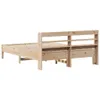vidaXL Massivholzbett ohne Matratze 135x190 cm Kiefernholz Produktbild-Vorschau 6