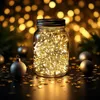 Weihnachts Draht Lichterkette warm weiß mit Timer - 2 m / Produktbild-Vorschau 6