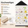 24-Fächer Hängender Organizer aus Leinen & Baumwolle, Produktbild-Vorschau 6