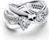 PANDORA Timeless Damenring mit Schleife aus Sterlingsilber Produktbild-Vorschau 3