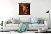 MuchoWow® Textilposter Giraffe - Kalb - Porträt 120x120 cm Produktbild-Vorschau 3