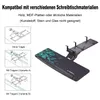EUREKA ERGONOMIC Tastaturauszug Verstellbar Produktbild-Vorschau 4