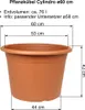 MePla - 3 x Set - Pflanzkübel Cylindro ø 60 + Untersetzer ø Produktbild-Vorschau 2