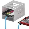 deleyCON 60 cm SATA 3 Kabel Nylon 6 Gbit/s Datenkabel SATA Produktbild-Vorschau 5