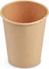 250x Heiß- und Kaltgetränkebecher Pappbecher braun 200ml Produktbild-Vorschau 1