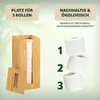 eluno Toilettenpapier Aufbewahrung für 3 Ersatzrollen, Produktbild-Vorschau 6