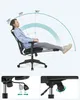 A man sitting in an office chair, demonstrating different reclining angles. Náhled obrázku produktu