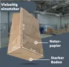 50x braune Beutel 21 x 14 cm Kraftpapiertüten Geschenktüten Produktbild-Vorschau 4