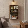 Holzkisten Set geflammt 50x40x30cm - Mix-Varianten mit & Produktbild-Vorschau 3