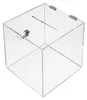 Spendenbox Acryl Würfel, Aktionsbox, Losbox, 25 x 25 x 25 Produktbild-Vorschau 3