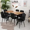Lina® Elisia Esszimmerstuhl im modernen Design - Samt - Produktbild-Vorschau 3